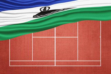 Clay Tenis Sahası Lesotho Bayrağı, Spor Sembolü