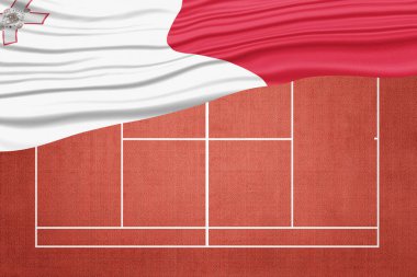 Clay Tenis Sahası Malta Bayrağı, Spor Sembolü