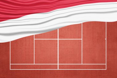 Clay Tenis Sahası Monaco Bayrağı, Spor Sembolü