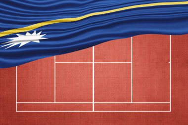 Clay Tenis Sahasında Nauru Bayrağı, Spor Sembolü