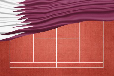 Clay Tenis Sahası Katar Bayrağı, Spor Sembolü