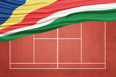 Clay Tenis Sahasında Seyşeller Bayrağı, Spor Sembolü