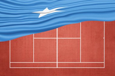 Clay Tenis Sahasında Somali Bayrağı, Spor Sembolü