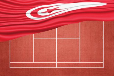 Clay Tenis Sahasında Tunus Bayrağı, Spor Sembolü