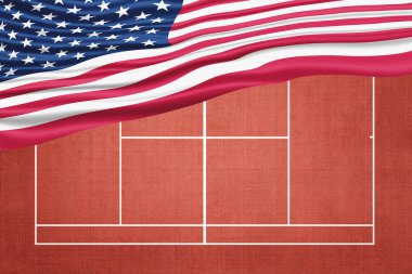 Clay Tenis Sahasında Birleşik Yarışmalar Bayrağı, Spor Sembolü