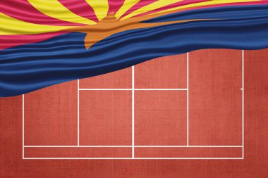 Arizona Bayrağı Clay Tenis Sahasında, Spor Sembolü