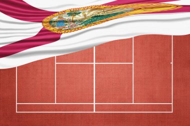 Florida Bayrağı Clay Tenis Sahasında, Spor Sembolü