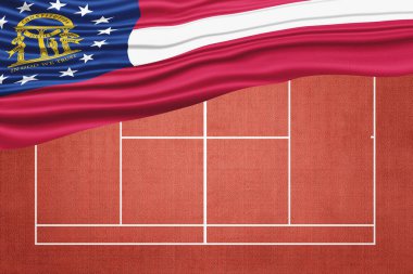 Georgia Bayrağı Clay Tenis Sahası, Spor Sembolü