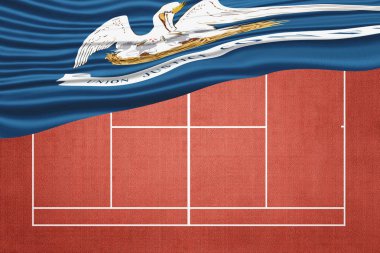 Louisiana Bayrağı Clay Tenis Sahası, Spor Sembolü
