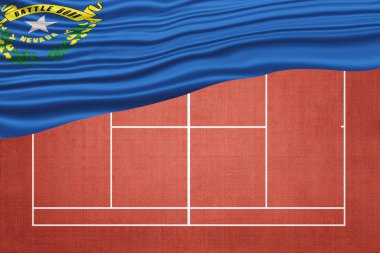 Nevada Bayrağı Clay Tenis Sahasında, Spor Sembolü