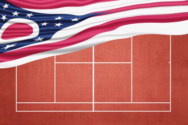 Ohio Bayrağı Clay Tenis Sahasında, Spor Sembolü