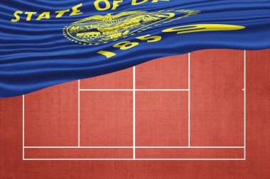 Oregon Bayrağı Clay Tenis Sahasında, Spor Sembolü