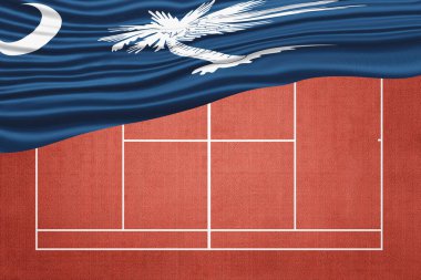 Clay Tenis Sahasında Güney Carolina Bayrağı, Spor Sembolü