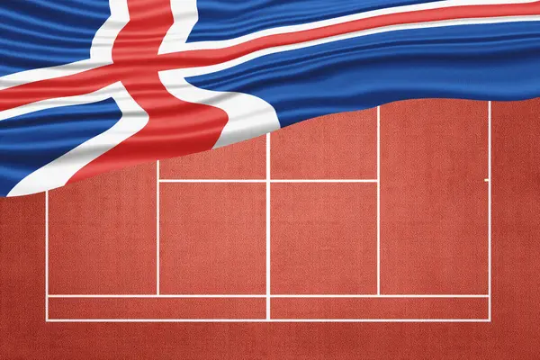 Clay Tenis Sahası İzlanda Bayrağı, Spor Sembolü