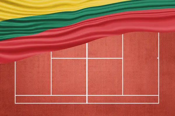 Clay Tenis Sahasında Litvanya Bayrağı, Spor Sembolü