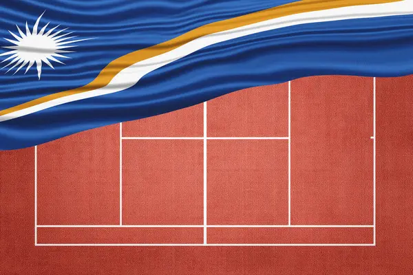 Marshall Adaları Bayrağı Clay Tenis Sahası, Spor Sembolü