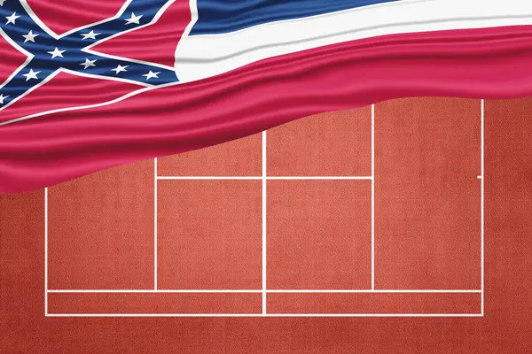 Mississippi Bayrağı Clay Tenis Sahasında, Spor Sembolü