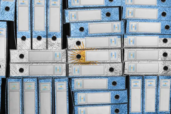 Arjantin Bayrak Renkleri Dosya Yığını, Bürokrasi ve Hükümet İdaresi Onayı