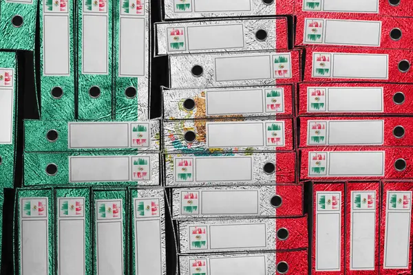 Meksika Bayrak Renkleri Dosya Yığını, Bürokrasi ve Hükümet Yönetimi Onayı