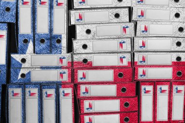 Texas Bayrak Renkleri Dosya Yığını, Bürokrasi ve Devlet İdaresi Onayı