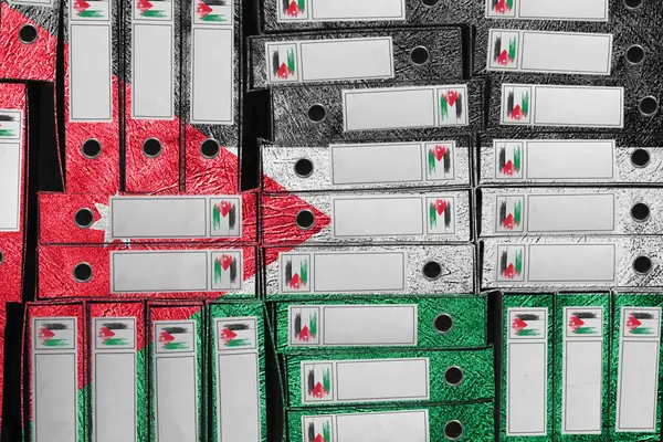 Ürdün Bayrak Renkleri Dosya Yığını, Bürokrasi ve Hükümet Yönetimi Onayı