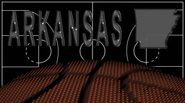Arkansas Basketbol Sahası, Ulusal Tema Konsepti