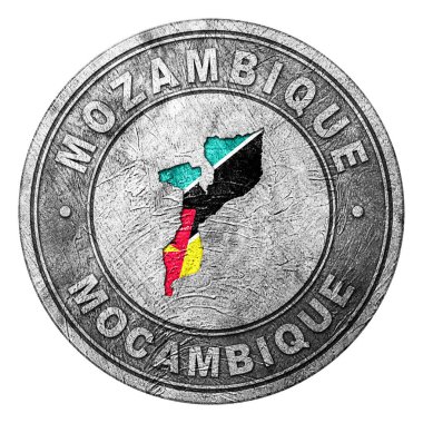 Haritalı Mozambik Bayrak Düğmesi, Bozuk Para Biçimi