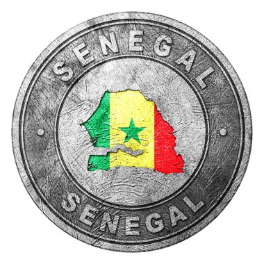Haritalı Senegal Bayrak Düğmesi, Bozuk Para Biçimi