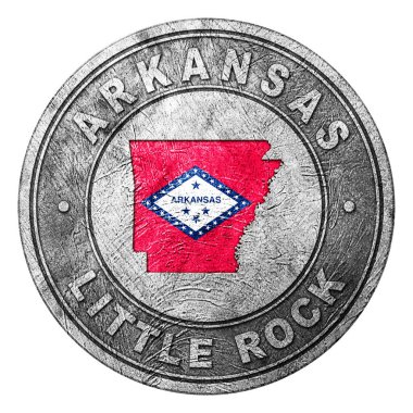 Haritalı Arkansas Bayrak Düğmesi, Bozuk Para Biçimi