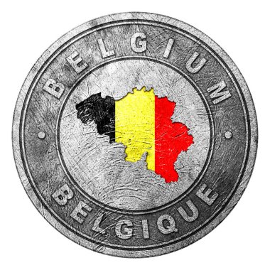 Haritalı Belçika Bayrak Düğmesi, Bozuk Para Biçimi
