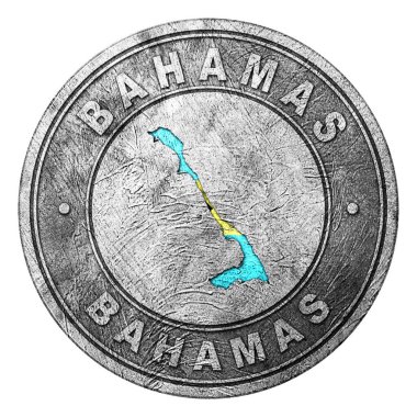 Haritalı Bahamalar Bayrak Düğmesi, Bozuk Para Biçimi