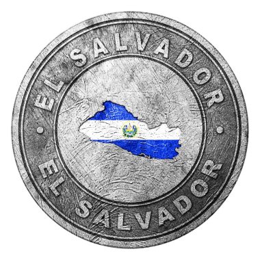 Haritalı El Salvador Bayrak Düğmesi, Bozuk Para Biçimi