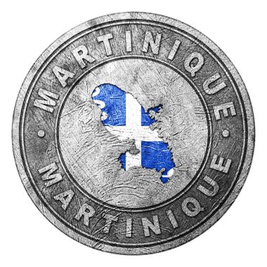Haritalı Martinique Bayrak Düğmesi, Bozuk Para Biçimi