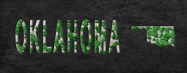 Oklahoma Haritası Yeniden Ormanlama Yeşil Gündem, İklim Mesajı