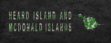 Heard Adası ve McDonald Adaları 'nın Haritası Yeşil Gündem, İklim Mesajı
