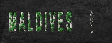 Maldivler Haritası Yeniden Ormanlama Yeşil Gündem, İklim Mesajı