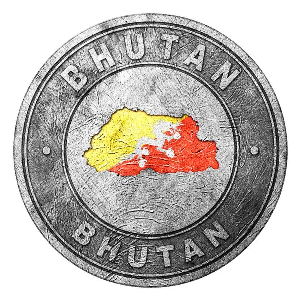 Haritalı Bhutan Bayrak Düğmesi, Bozuk Para Biçimi