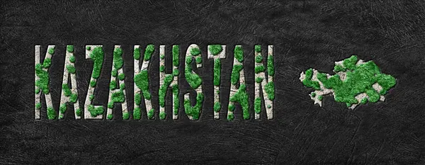 Kazakistan 'ın Yeşil Gündem Yeniden Ormanlandırması Haritası, İklim Mesajı