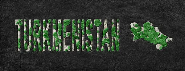 Türkmenistan 'ın Yeşil Gündem Yeniden Ormanlandırması Haritası, İklim Mesajı