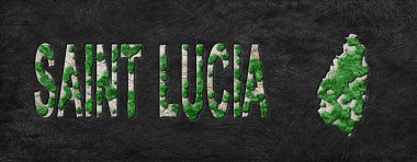 Saint Lucia Ormanının Yeşiller Gündemi Haritası, İklim Mesajı