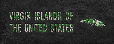 Virgin Adaları Haritası ABD Yeniden Ormanlama Yeşil Gündem, İklim Mesajı