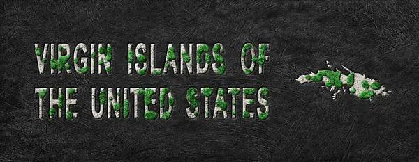 Virgin Adaları Haritası ABD Yeniden Ormanlama Yeşil Gündem, İklim Mesajı