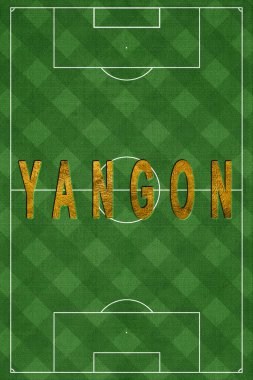 Yangon Turizm ve Seyahat, beyaz arka plan