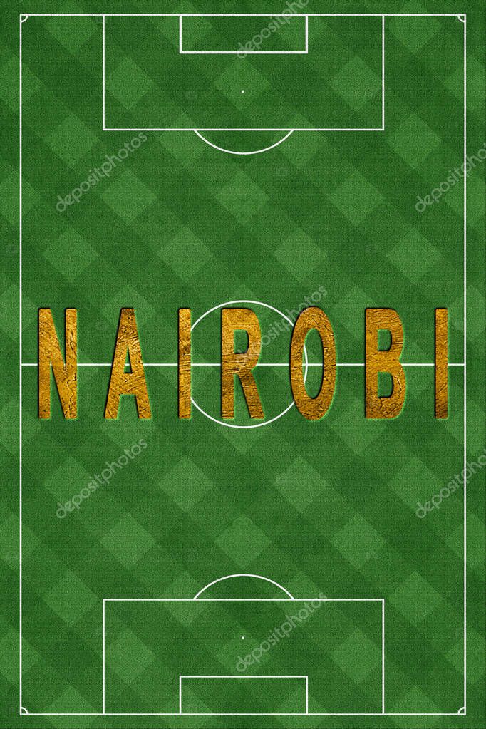 Nairobi Tourism and travel, white background