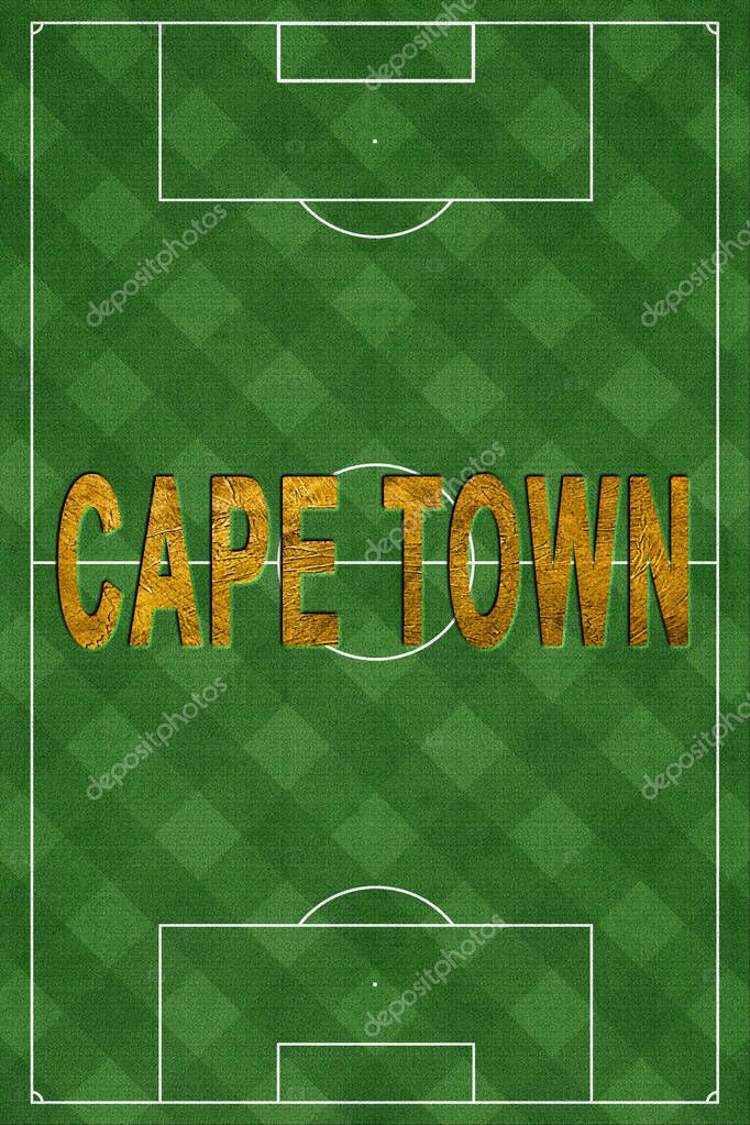 Cape Town Tourism and travel, white background