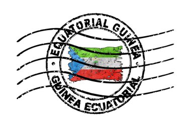 Ekvator Ginesi Pasaportu Bayrak Seyahat Belgesi Sembolü