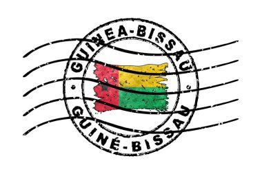 Gine Bissau Pasaportu Bayrak Seyahat Belgesi Sembolü