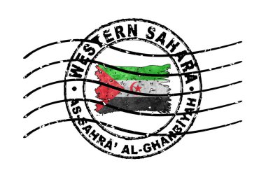 Batı Sahra Pasaportu Bayrak Seyahat Belgesi Sembolü