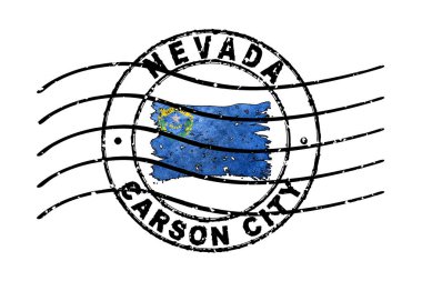 Nevada Pasaportlu Bayrak Seyahat Belgesi Sembolü