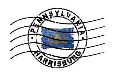Pennsylvania Pasaport Damgası Seyahat Belgesi Sembolü